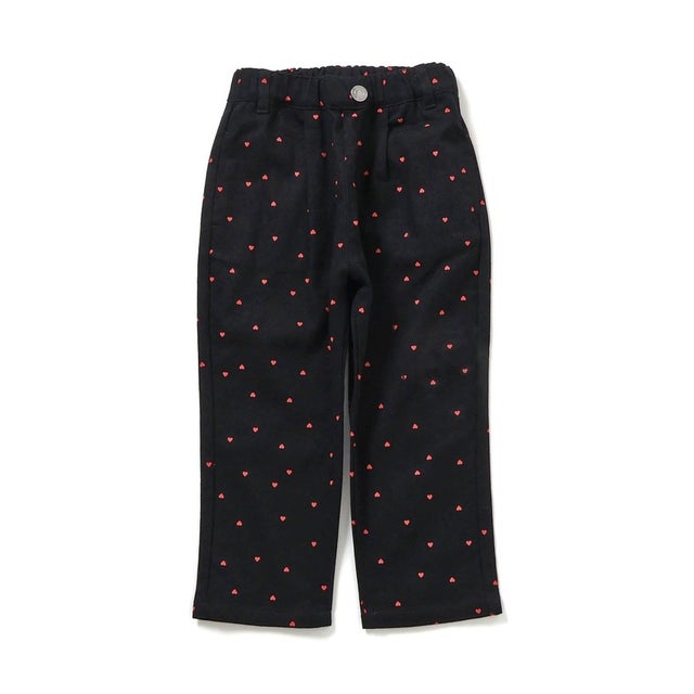 ＜あったかボトム＞WEB限定 あったかシェフパンツ  10分丈 （ブラック）