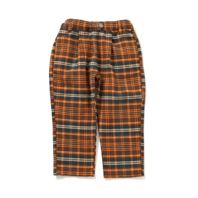 ＜あったかボトム＞WEB限定 あったかシェフパンツ  10分丈 （ブラウン）