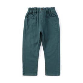 あったかすぽ軽テーパードパンツ  10分丈 ストレッチ （ブルー）