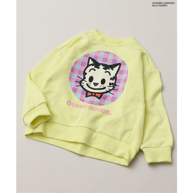 ＜OSAMU GOODS＞カラバリトレーナー （レモンイエロー）