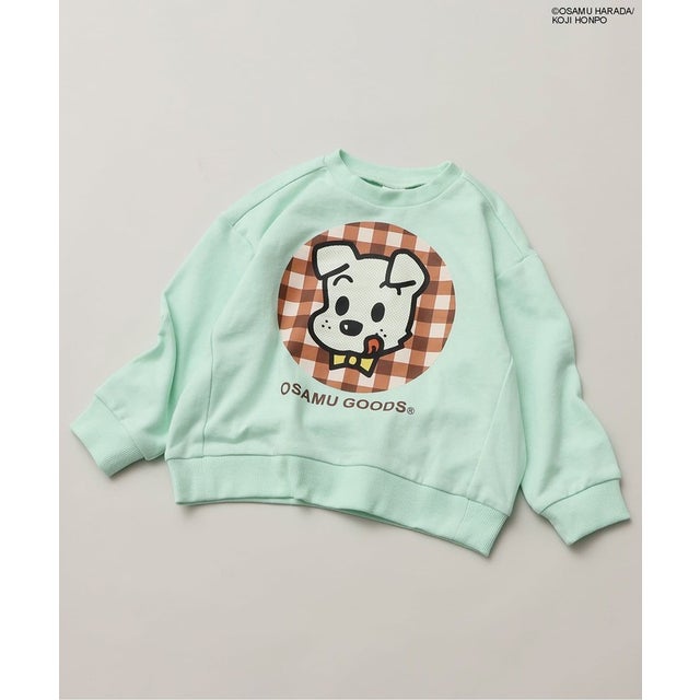 ＜OSAMU GOODS＞カラバリトレーナー （ミント）