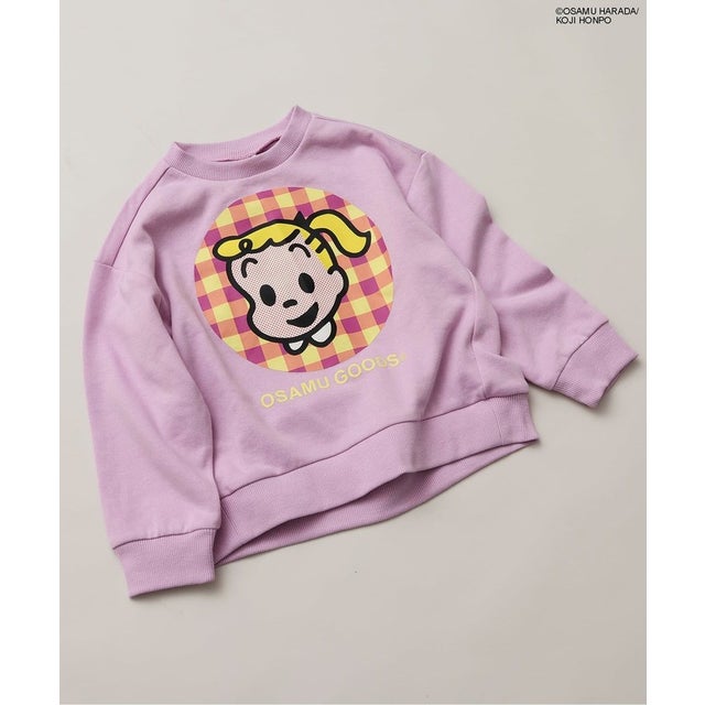 ＜OSAMU GOODS＞カラバリトレーナー （ピンク）