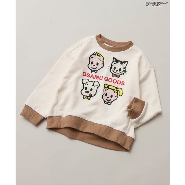 ＜OSAMU GOODS＞カラバリトレーナー （キナリ）