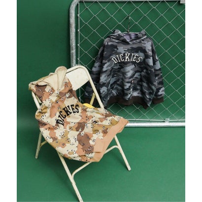 WEB限定【Dickies】カモフラ総柄パーカー （ベージュ）｜詳細画像