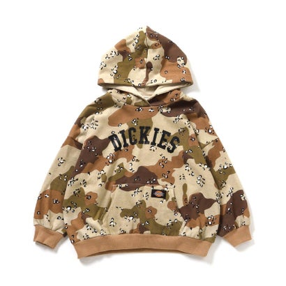WEB限定【Dickies】カモフラ総柄パーカー （ベージュ）｜詳細画像