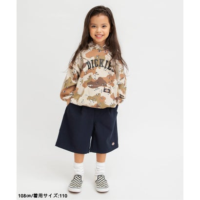 WEB限定【Dickies】カモフラ総柄パーカー （ベージュ）｜詳細画像