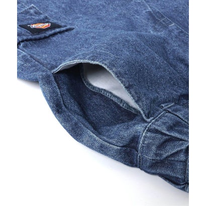WEB限定【Dickies】デニムカーゴパンツ  10分丈 （ネイビーブルー）｜詳細画像