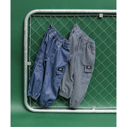 WEB限定【Dickies】デニムカーゴパンツ  10分丈 （ネイビーブルー）｜詳細画像