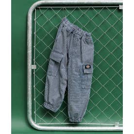WEB限定【Dickies】デニムカーゴパンツ  10分丈 （ネイビーブルー）