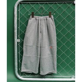 WEB限定【Dickies】切り替えカットソーパンツ  10分丈 （グレー）