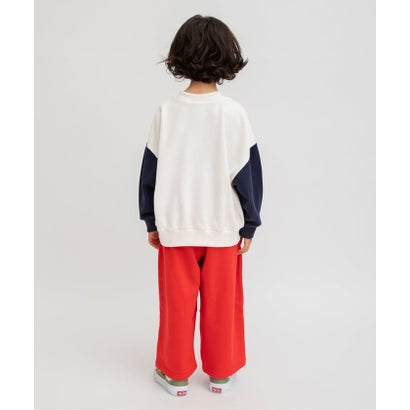 WEB限定【Dickies】切り替えカットソーパンツ  10分丈 （レッド）｜詳細画像