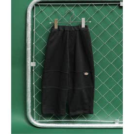 WEB限定【Dickies】切り替えカットソーパンツ  10分丈 （ブラック）