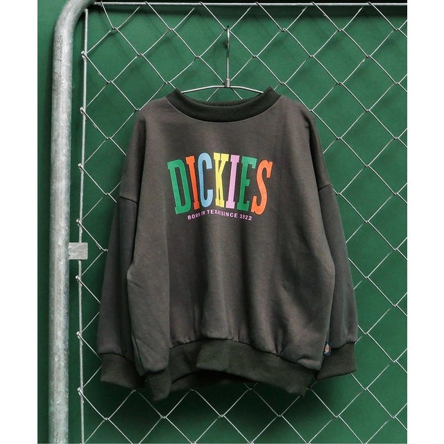 WEB限定【Dickies】ロゴトレーナー （チャコール）