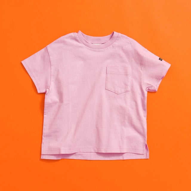 
                    WEB限定  ボーダー&無地半袖Tシャツ （ピンク）
