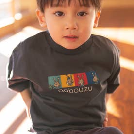 aobouzuコラボ フロント刺繍Tシャツ (コドモ） （ブラック）