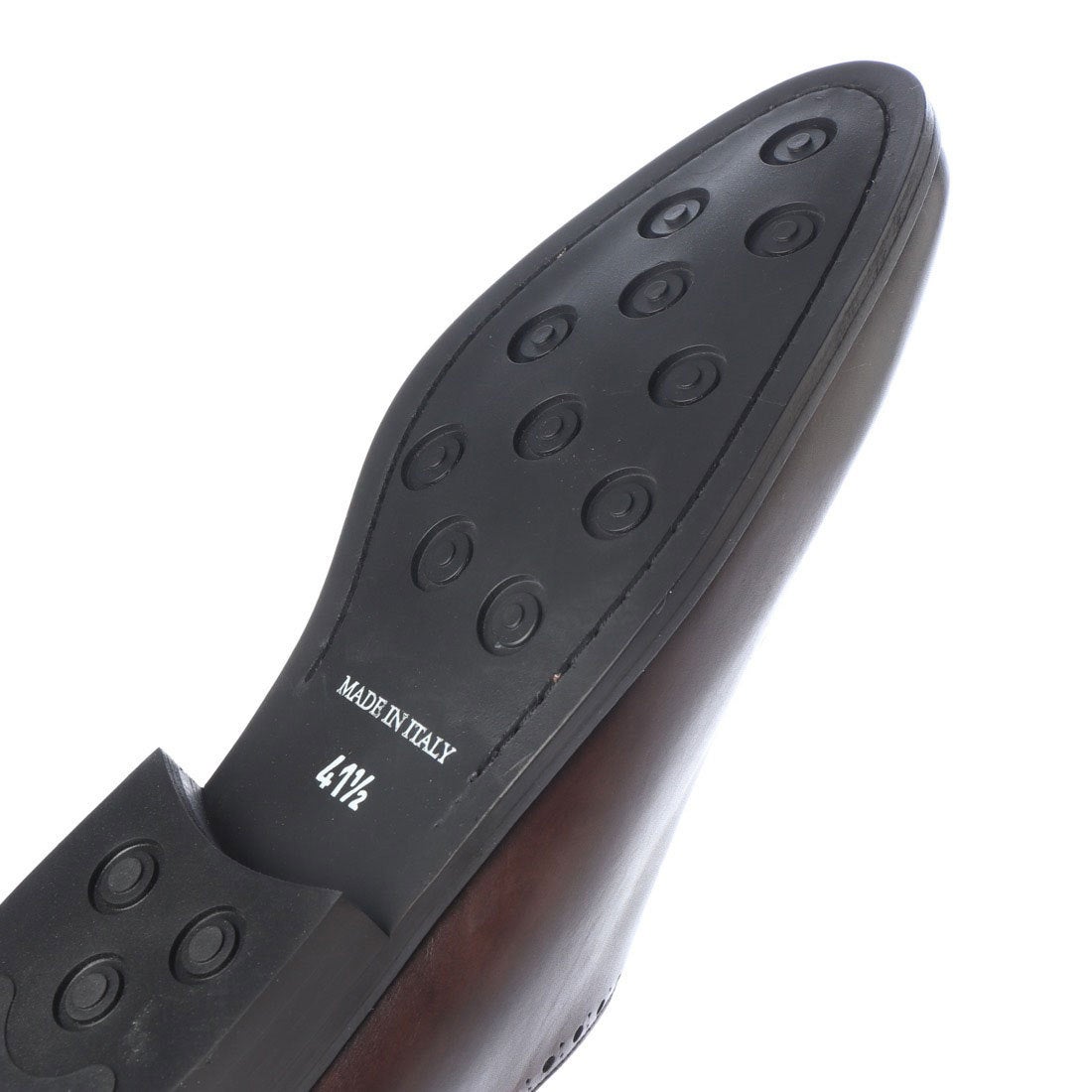 バッカス BUCCHUS メダリオンホールカット （DARK BROWN） -靴 