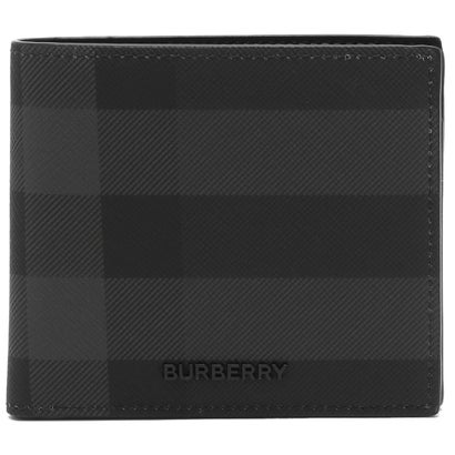 バーバリー BURBERRY 二つ折り財布 グレー メンズ BURBERRY 8070201 A1208 （CHARCOAL）｜詳細画像
