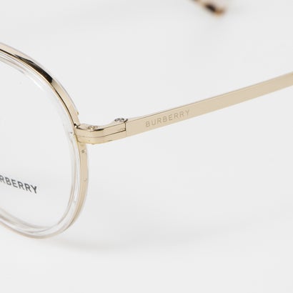 バーバリー BURBERRY メガネ 眼鏡 アイウェア レディース メンズ （トランスペアレント/ライトゴールド）｜詳細画像