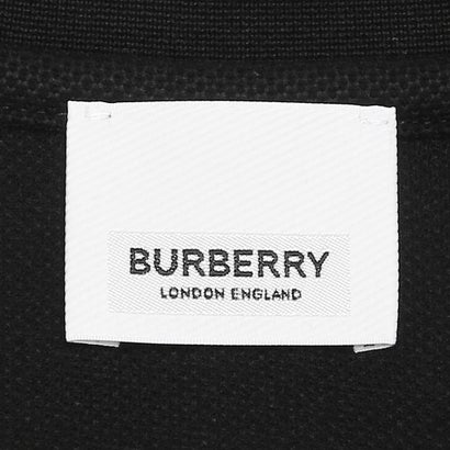 バーバリー BURBERRY ポロシャツ コットンピケ ロゴディテール ブラック メンズ BURBERRY 8039265 A1189 （ブラック）｜詳細画像