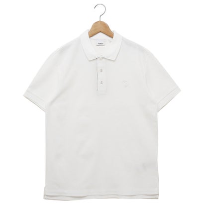 バーバリー BURBERRY ポロシャツ 半袖ポロシャツ トップス ホワイト メンズ BURBERRY 8055229 A1464 （WHITE）｜詳細画像