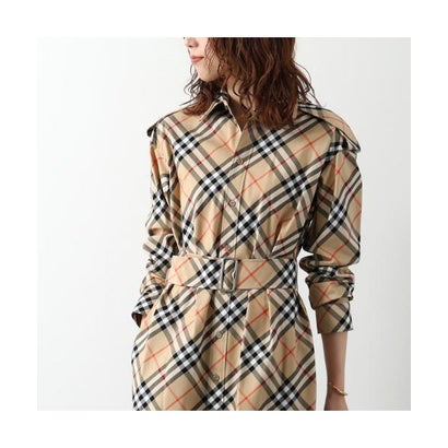 バーバリー BURBERRY BURBERRY シャツドレス ES24-WW-CIE-1.3.030 8086610 （B9368/SAND-IP-CHECK）｜詳細画像