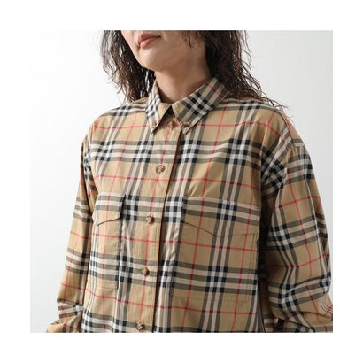 バーバリー BURBERRY BURBERRY シャツ 8083146 長袖 コットンポプリン （ARCHIVE-BEIGE-IP-CHK）｜詳細画像