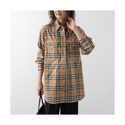 バーバリー BURBERRY BURBERRY シャツ 8083146 長袖 コットンポプリン （ARCHIVE-BEIGE-IP-CHK）｜詳細画像