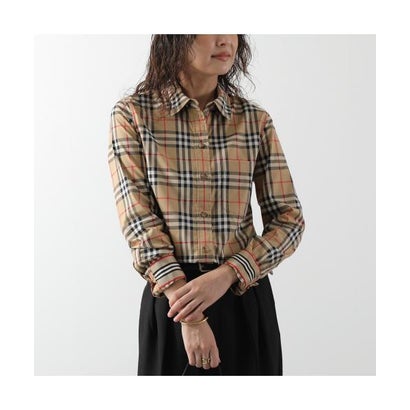 バーバリー BURBERRY BURBERRY シャツ 8022284 コットンブレンド チェック （ARCHIVE-BEIGE-IP-CHK）｜詳細画像