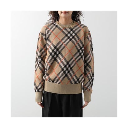 バーバリー BURBERRY BURBERRY ニット 8093486 長袖 チェック （SAND-IP-CHECK/ベージュ）｜詳細画像