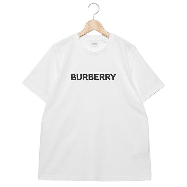 バーバリー BURBERRY Tシャツ 半袖カットソー トップス ホワイト