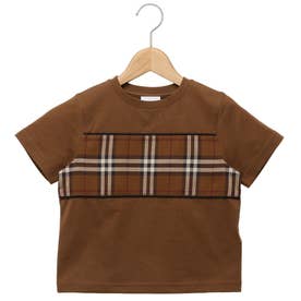子供服 Tシャツ トップス 半袖カットソー ブラウン キッズ 8070181 A8900 （DARK BIRCH BROWN）