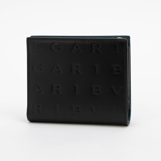 二つ折り財布 291749 レディース LOGO （BLACK）