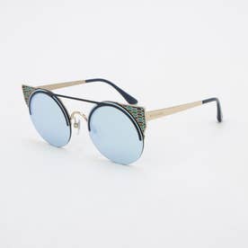 ブルガリ BVLGARI サングラス レディース メンズ （ネイビー/ゴールド
