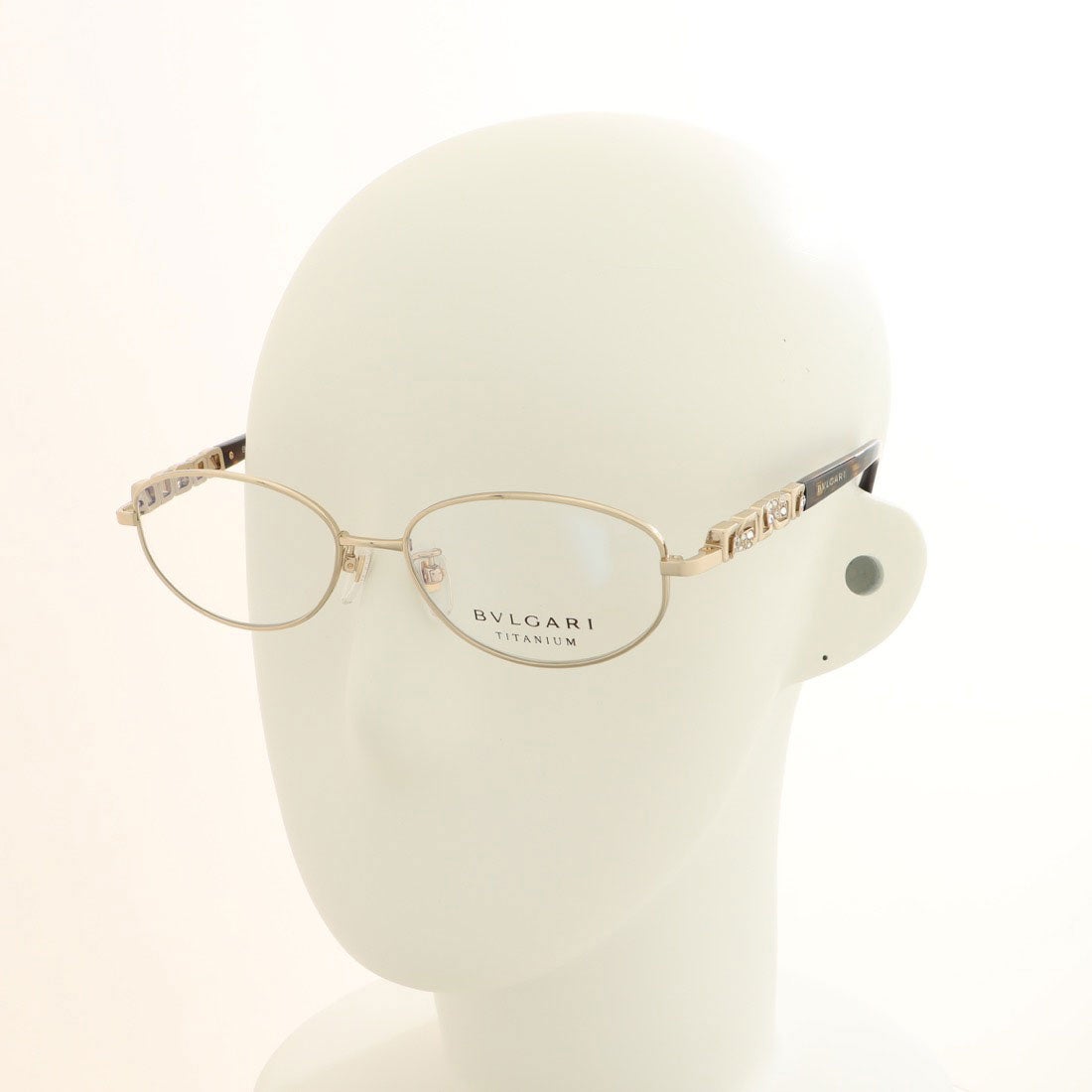 ブルガリ BVLGARI メガネ 眼鏡 アイウェア レディース メンズ （シルバー/ブルー）