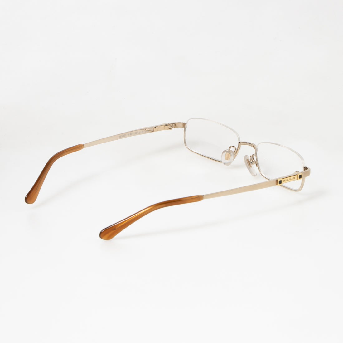 ブルガリ BVLGARI メガネ 眼鏡 アイウェア レディース メンズ （ゴールド）
