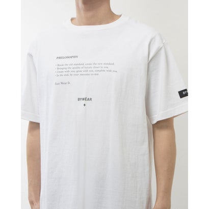 バイウェア BYWEAR Philosophy T-Shirt （White）｜詳細画像