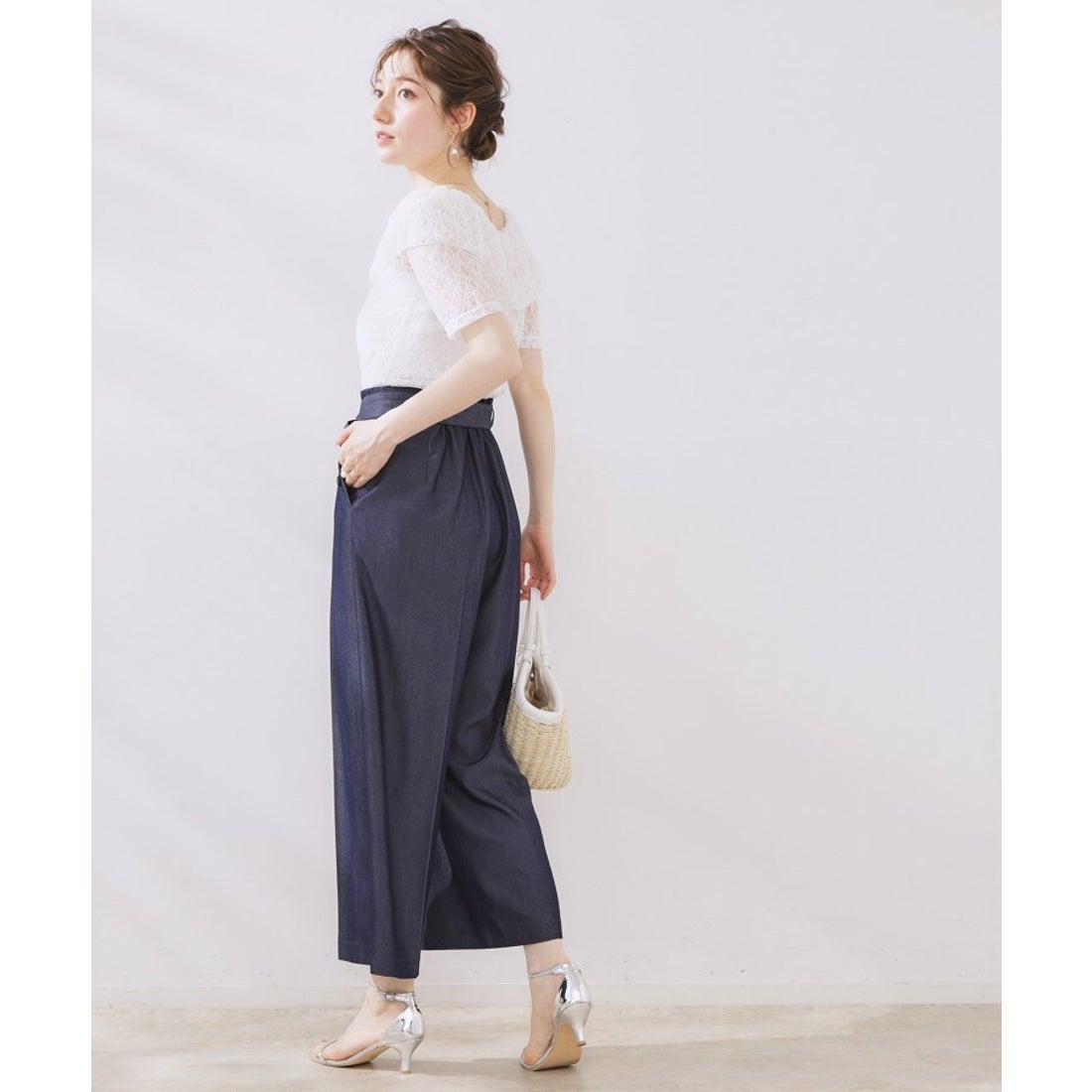クチュール ブローチ Couture Brooch レースフレアオフショルTOPS 