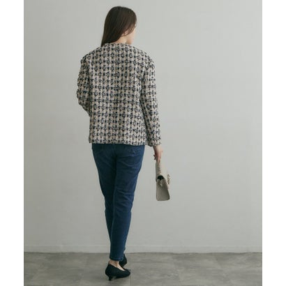 オータムツイードジャケット （ブラウン(443)）｜詳細画像