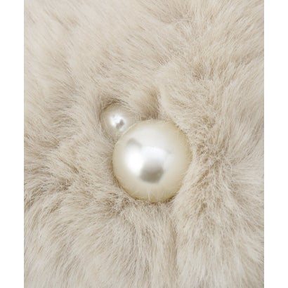 クチュール ブローチ Couture Brooch ポイントフェイクパール付きティペット （グレー(012)）｜詳細画像