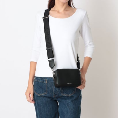 WEBBING DOUBLE STRAP CAMERA BAG （BLACK）｜詳細画像