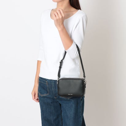 WEBBING DOUBLE STRAP CAMERA BAG （BLACK）｜詳細画像