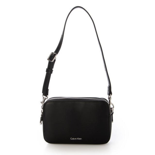 WEBBING DOUBLE STRAP CAMERA BAG （BLACK）