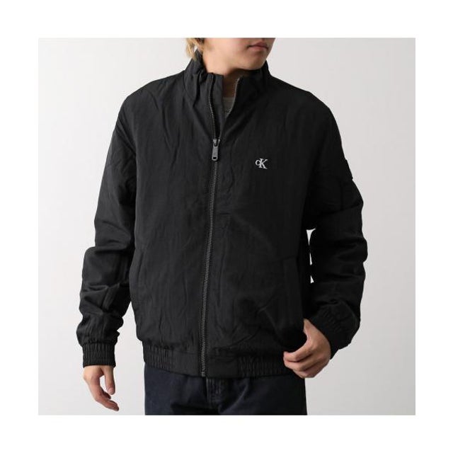 CALVIN KLEIN JEANS ナイロンジャケット LV04RG500G （UB1/Black/ブラック）