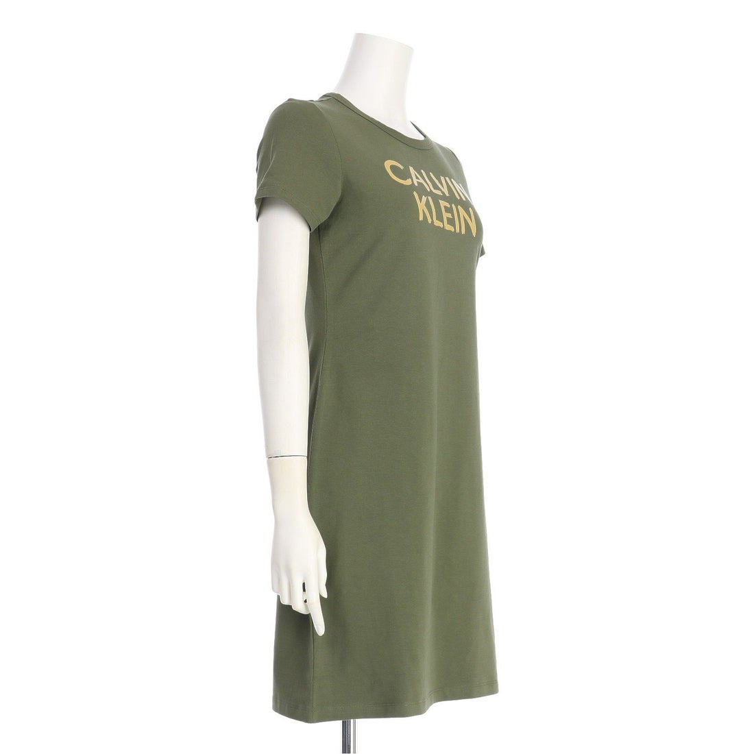 Calvin Klein カルバンクライン ☆ゴールドロゴプリント半袖Tシャツ 