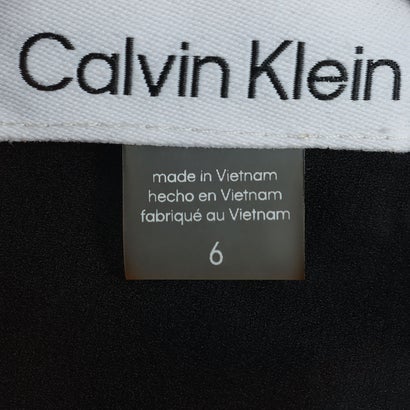 カルバン クライン Calvin Klein 花びらスリーブ・タイムレスワンピース （ブラック）｜詳細画像