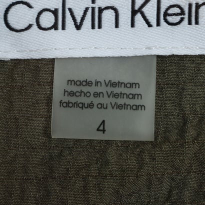 カルバン クライン Calvin Klein フレア袖・シャークバイトワンピース （ハンターグリーン）｜詳細画像