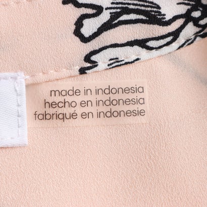 カルバン クライン Calvin Klein ピーチピンク色に花柄シャツ （ピンク）｜詳細画像