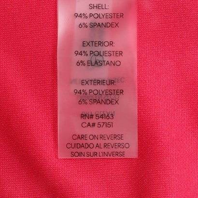カルバン クライン Calvin Klein 鮮やかピンクにロゴトリムがお洒落な美ラインワンピース （ピンク）｜詳細画像