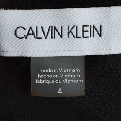 カルバン クライン Calvin Klein 【訳あり商品】クラシカルなミディーフレアのリトルブラックドレス （ブラック）｜詳細画像