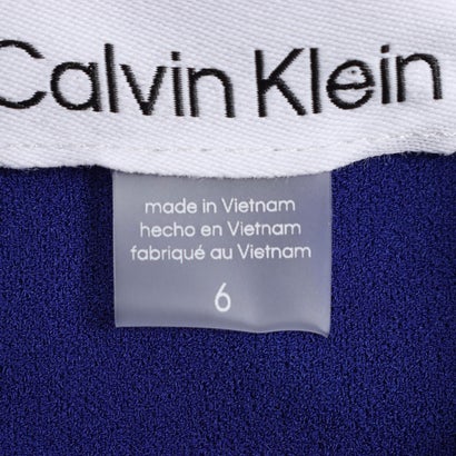 カルバン クライン Calvin Klein 2色あり♪ピンタック使いが美ラインなスタイリッシュワンピース （ブラック）｜詳細画像
